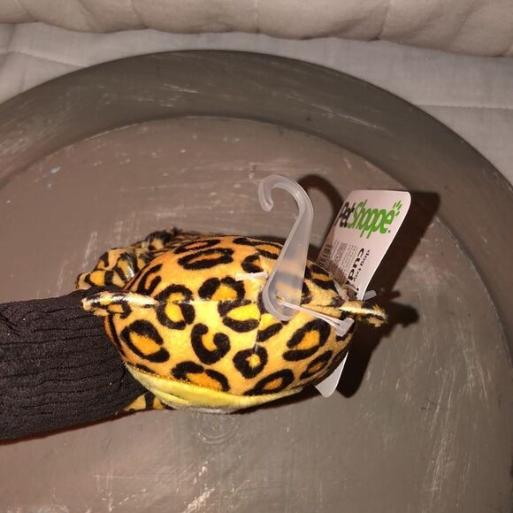 PetShoppe Cuddle Tug Dog Pet Squeaky Leopard Teddy Tree Hugging Toy - Picture 10 of 12